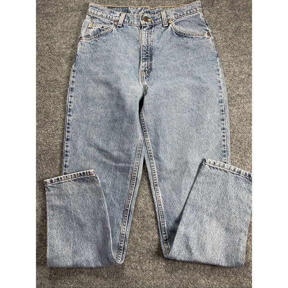 VTG Levi's 15921 Jeans Womens Large Blue Orange Tab Tapered Fit/Leg 30 X 31 - Picture 4 of 7